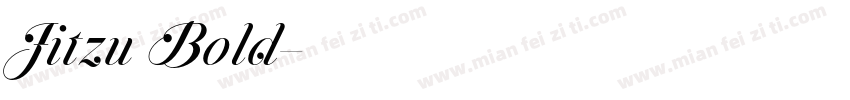 Jitzu Bold字体转换